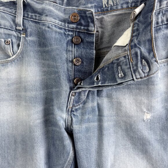 G-STAR RAW GS01 New Radar Tapered Distressed Jeans Men's Size 34x32 - Picture 4 of 16